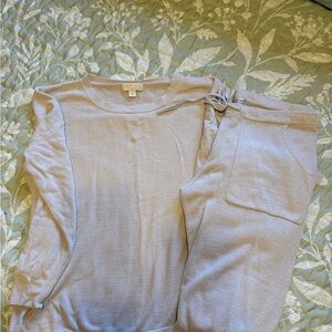 Barefoot Dreams Light Gray Lounge Set